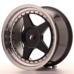 Japan Racing JR6 17x8 ET20-35 Blank Glossy Black