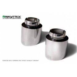 Exhaust System Armytrix DS41C tips PORSCHE 911 991 MK2