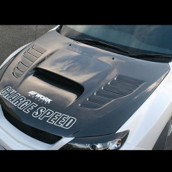 Fiberglass Hood Chargespeed Subaru GVB-GVF + Inlet Duct