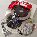 Kit Freno Maggiorato Posteriore CON FRENO A MANO Mitsubishi Lancer Evo 4-5-6 ALL Version 380x32 6 Pompanti