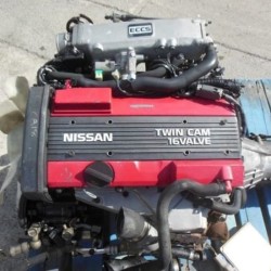 Complete Engine + Gearbox Nissan S13 CA18DET 62443km Warranty Included-SOLD