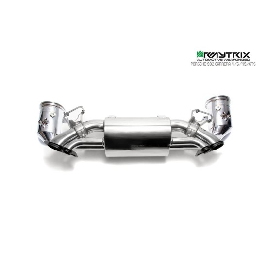 Exhaust System Armytrix P92CS-DD-E turboback-downpipe-oe-valves PORSCHE 911 992 3.0L Exhaust Armytrix Armytrix  by https://www.track-frame.com 