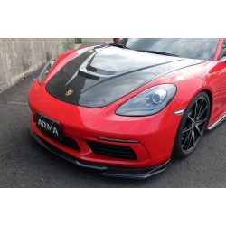 Armaspeed 1CCPS21F07-A-GLOSS Carbon Front Lip PORSCHE BOXSTER 718 2.0L-2.5L - PORSCHE CAYMAN 718 2.0L-2.5L