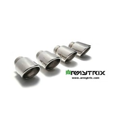 Exhaust System Armytrix QS30C tips PORSCHE CAYENNE E3 3.0L-2.9L - PORSCHE MACAN 95B 2.0L-3.0L-3.6L-FACELIFT