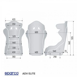 Seat Sparco Adv Elite carbon