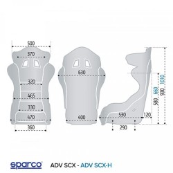 Seat Sparco ADV-SCX Carbon