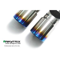 Exhaust System Armytrix DT18M tips PORSCHE 911 991 MK1