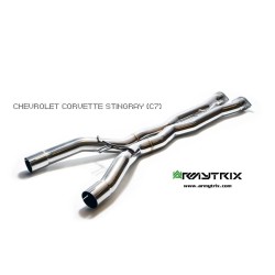 Sistemi di scarico Armytrix CZ6C7-X x-pipe CHEVROLET CORVETTE STINGRAY C7 - CHEVROLET CORVETTE GRAND SPORT - CHEVROLET CORVETTE Z06 C7