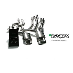 Sistemi di scarico Armytrix MG574 cat-back MASERATI GHIBLI M157 3.0L