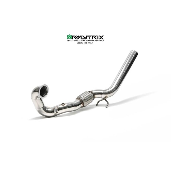 Exhaust System Armytrix AU8XS-CD sportcat AUDI S1 8X 2.0 Exhaust Armytrix Armytrix  by https://www.track-frame.com 