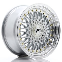 JR Wheels JR9 16x8 ET25 4x100/108 Silver w/ Machined Lip