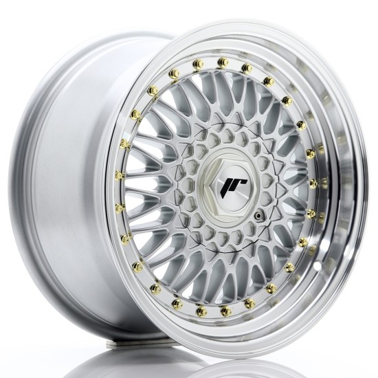 JR Wheels JR9 16x8 ET25 4x100/108 Silver w/ Machined Lip