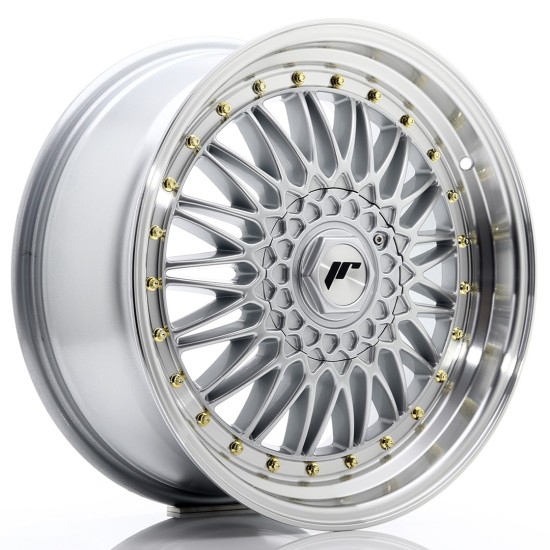 JR Wheels JR9 18x8 ET40 5x112/114 Silver w/ Machined Lip