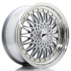 JR Wheels JR9 18x8 ET35 5x100/120 Silver w/ Machined Lip