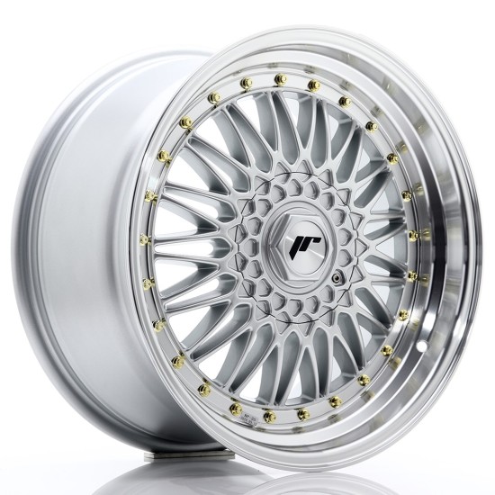 JR Wheels JR9 18x9 ET35 5x100/120 Silver w/ Machined Lip