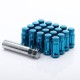 Forged Steel Japan Racing Nuts JN3 12x1,5 Blue