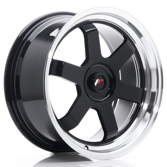 JR Wheels JR12 17x8 ET35 BLANK Gloss Black