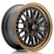 JR Wheels JR10 15x7 ET30 4x100/108 Matt Black w/ Bronze Lip