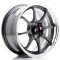 JR Wheels JR5 15x7 ET35 4x100 Gun Metal w/ Machined Lip