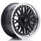 JR Wheels JR10 15x7 ET30 4x100/108 Matt Black w/ Machined Lip