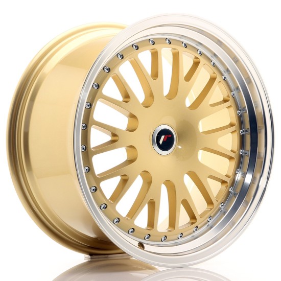 JR Wheels JR10 19x9,5 ET20-35 BLANK Gold w/ Machined Lip