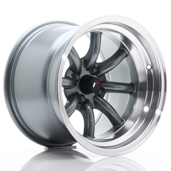 JR Wheels JR19 15x10,5 ET-32 4x100 Gun Metal w/ Machined Lip