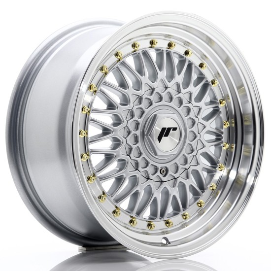 JR Wheels JR9 16x7,5 ET25 4x100/108 Silver w/ Machined Lip