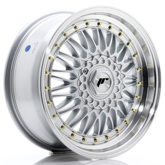 JR Wheels JR9 17x7,5 ET35 4x100/108 Silver w/ Machined Lip