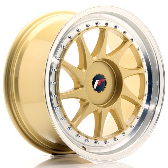 JR Wheels JR26 18x8,5 ET35-40 BLANK Gold w/ Machined Lip