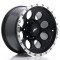 JR Wheels JRX4 16x9 ET0 6x139.7 Matt Black w/ Machined Lip