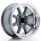 JR Wheels JR19 14x7 ET0 4x100 Gun Metal w/ Machined Lip