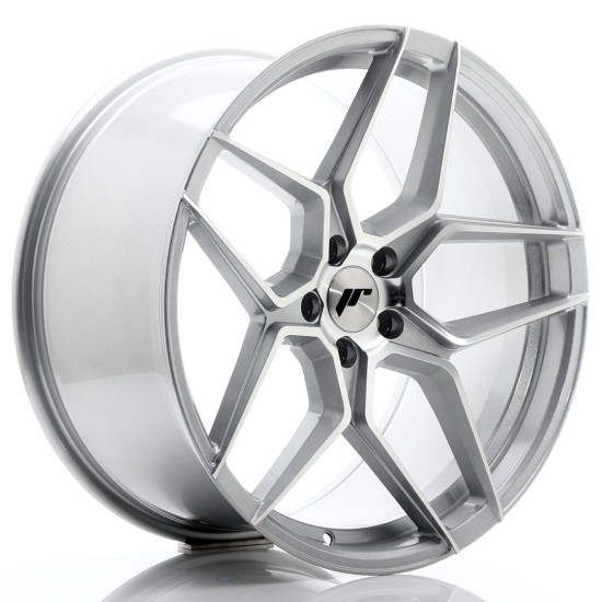 JR Wheels JR34 20x10 ET40 5x120 Silver Machined Face