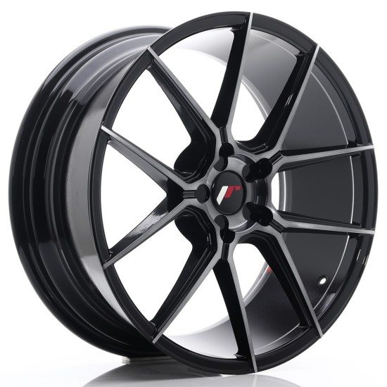 JR Wheels JR30 20x8,5 ET20-42 5H BLANK Black Brushed w/ Tinted Face