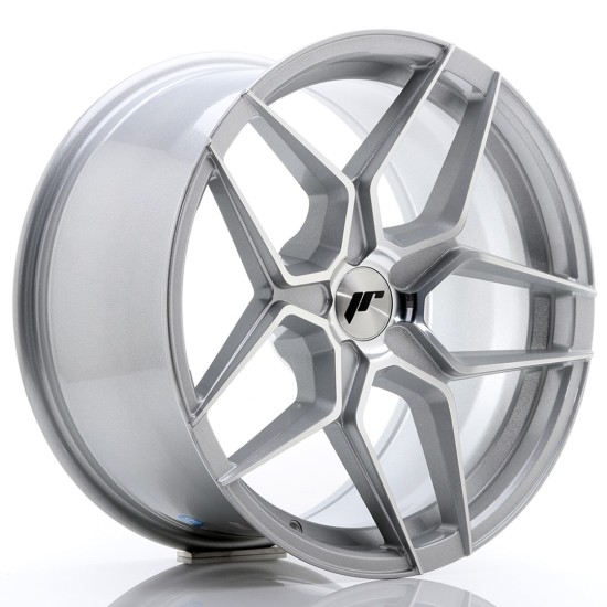 JR Wheels JR34 18x9 ET20-42 5H BLANK Silver Machined Face