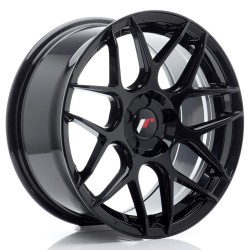 JR Wheels JR18 17x8 ET35 5H BLANK Gloss Black