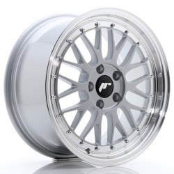 JR Wheels JR23 17x8 ET35 5x100 Hyper Silver w/ Machined Lip