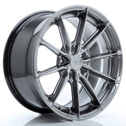 JR Wheels JR37 17x8 ET20-40 5H BLANK Hyper Black