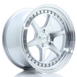 JR Wheels JR43 18x9,5 ET15-35 5H BLANK Silver Machined Face