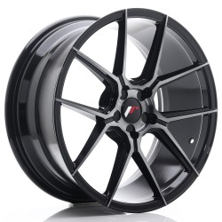 JR Wheels JR30 19x8,5 ET35-42 5H BLANK Black Brushed w/ Tinted Face