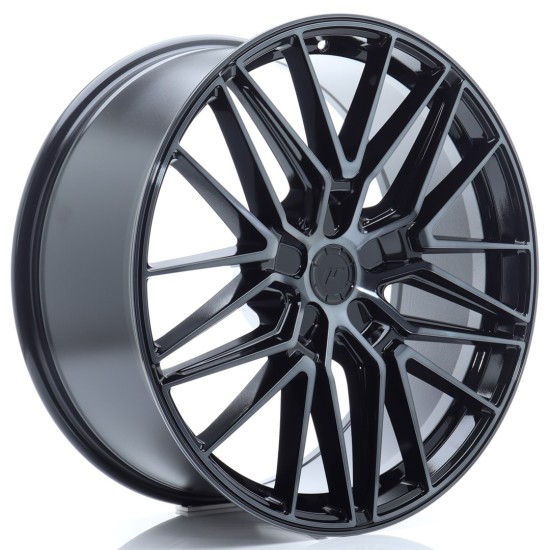 JR Wheels JR38 21x9 ET10-52 5H BLANK Black Brushed w/ Tinted Face