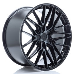 JR Wheels JR38 21x9,5 ET0-35 5H BLANK Black Brushed w/ Tinted Face