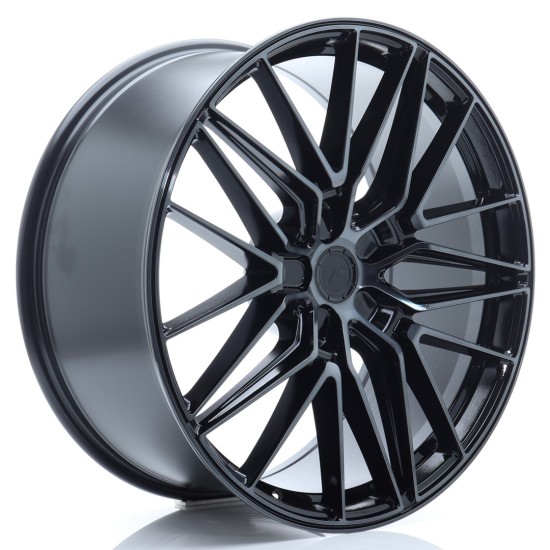 JR Wheels JR38 22x9 ET10-45 5H BLANK Black Brushed w/ Tinted Face