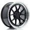 JR Wheels JR39 18x8,5 ET15-35 5H BLANK Gloss Black w/ Machined Lip