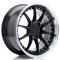 JR Wheels JR41 18x8,5 ET15-35 5H BLANK Gloss Black w/ Machined Lip