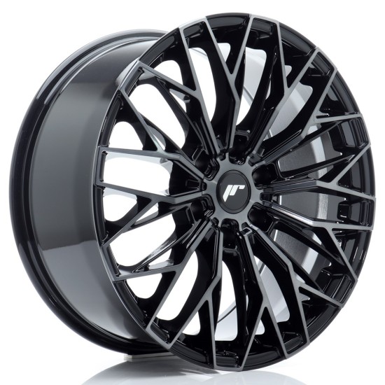 JR Wheels JRX12 20x9 ET20 6x139.7 Black Machined w/ Tinted Face