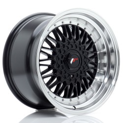 JR Wheels JR9 17x10 ET20 5x112/120 Gloss Black w/ Machined Lip