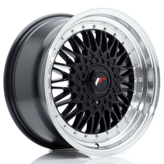 JR Wheels JR9 17x8,5 ET20 4x100/108 Gloss Black w/ Machined Lip