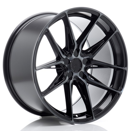 JR Wheels JR44 19x9,5 ET20-40 5H BLANK Black Machined w/ Tinted Face