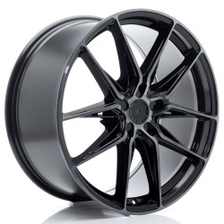 JR Wheels JR44 20x8 ET20-40 5H BLANK Black Machined w/ Tinted Face