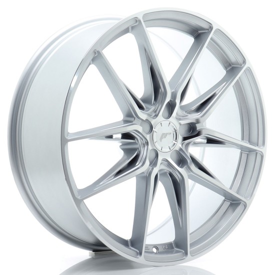 JR Wheels JR44 20x8 ET20-40 5H BLANK Silver w/ Machined Face